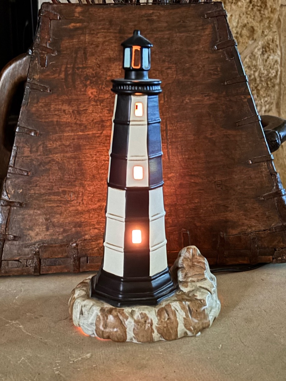 Lefton Historic American Lighthouse Cape Henry Virginia 00135 - RARE